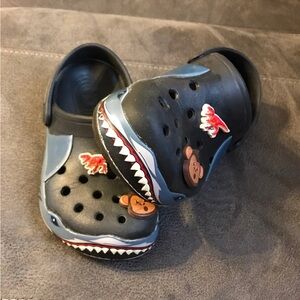 Kids Shark-Themed Clogs